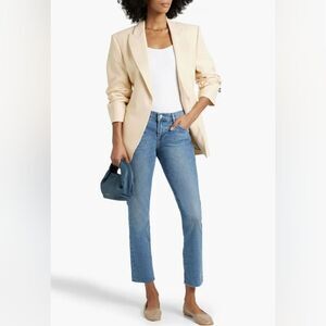 Frame Le Garcon Raw Edge Ankle Jeans Size 28
